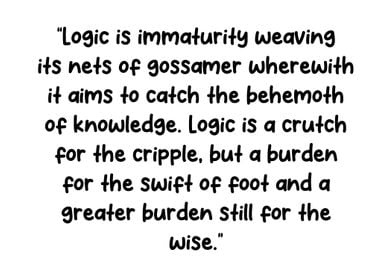 Logic quotes 