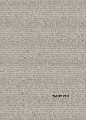 Vanity Fair Book Text