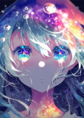 Kawaii Anime Girl Posters Online - Shop Unique Metal Prints