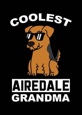 Airedale Terrier Grandma 