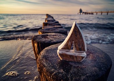 Beach Baltic Sea Sailboat