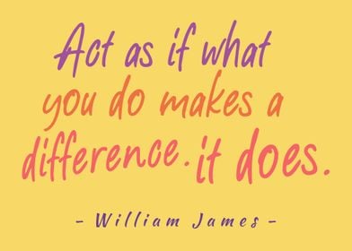 Quotes William James Art