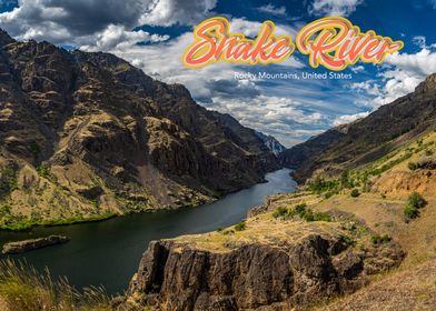 Snake River in the Rockies