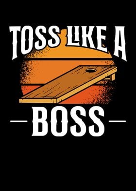 Toss like a cornhole boss