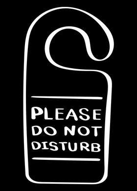 Do not disturb Line Art