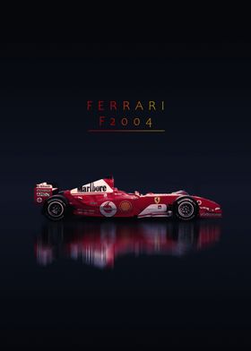 Ferrari F2004 F1 Car 