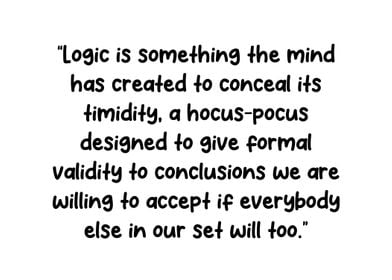 Logic quotes 