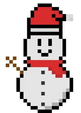 8bit Snowman