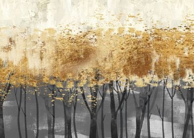 Golden Leaves Artwork