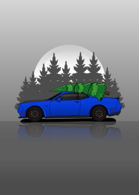 Dodge Challenger christmas