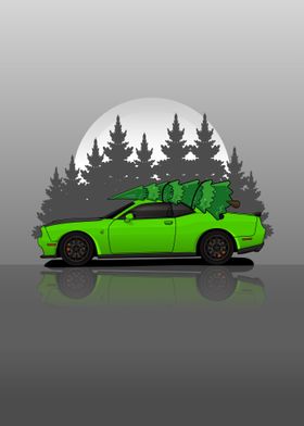 Dodge Challenger christmas