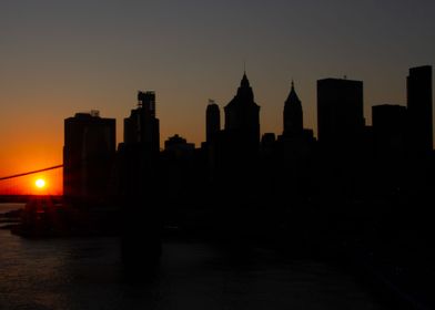 Silhouette of New York