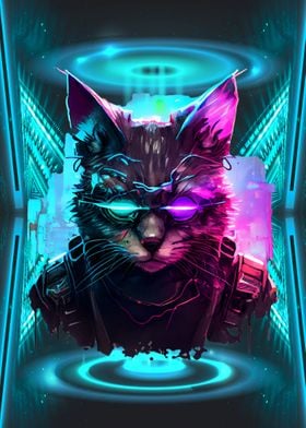 Alien Cyber Cat