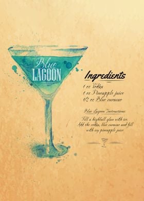 blue lagoon cocktails