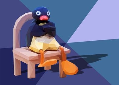 angry pingu meme