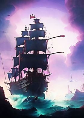 Mizy Drunken Pirate Ship