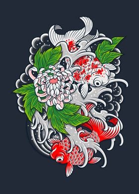 Japanese Koi fish