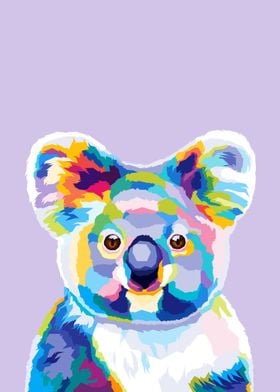 Koala Pop art