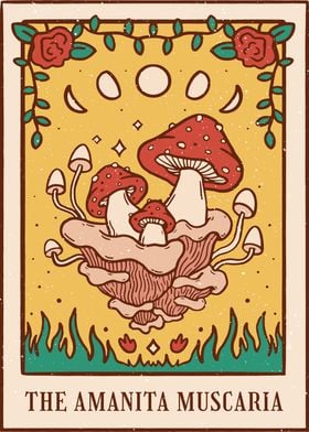 The Mushrooms Tarot Card