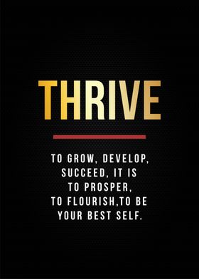 thrive motivation quotes