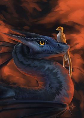 Phoenix and Wyvern