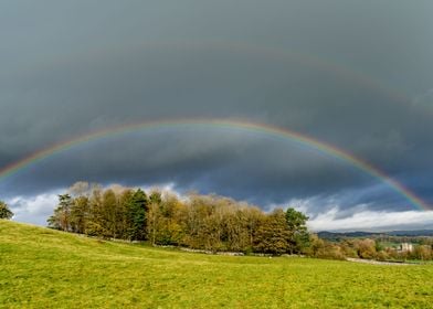 Rainbows and Cloudy Sky