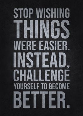 Challenge Yourself Better