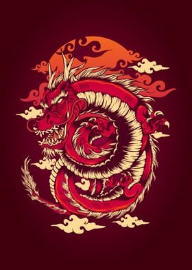 The red dragon