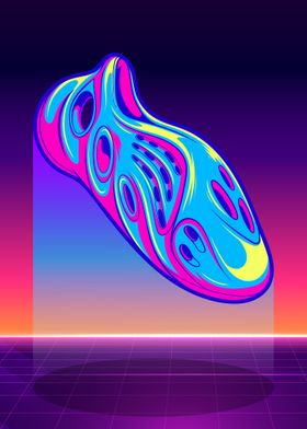 yzy shoe vaporwave