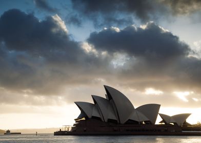 Opera house at dawn Sydney