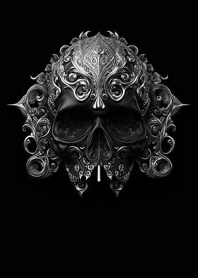 Dark Skull with mask