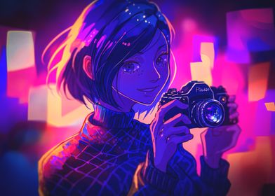 Photographer Girl Anime