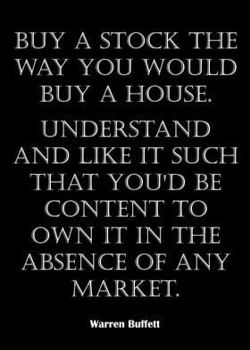 Warren Buffett House Quote