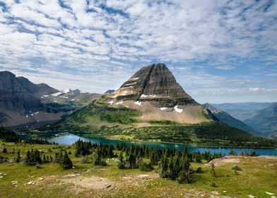 Hidden Lake and Mountain