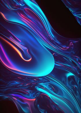 Trippy Abstract Fluid