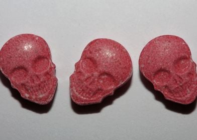 Skull ecstasy mdma pills