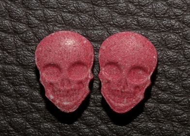 Skull ecstasy mdma pills