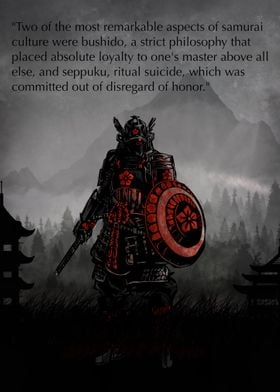 Quote Art Japanese Bushido