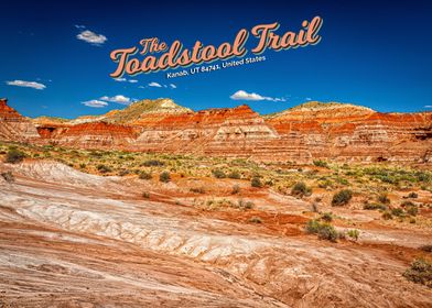 Toadstool Trail in Utah