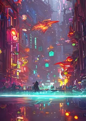 Cyberpunk Atmosphere