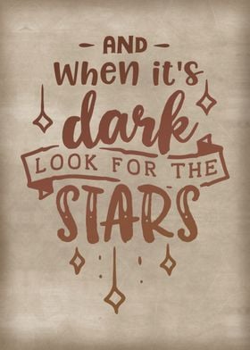 Look for the stars