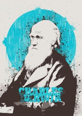 charles darwin painting