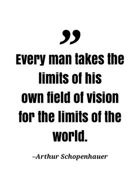 Arthur schopenhaure quote