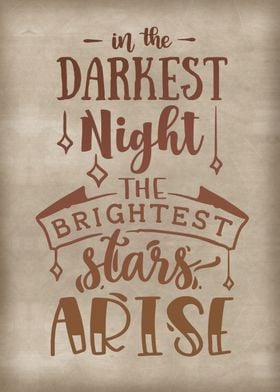 In the darkest night