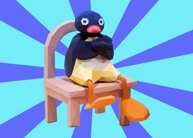 angry pingu meme