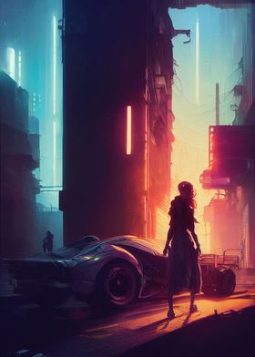 Admire the cyberpunk