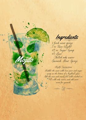 mojito cocktails