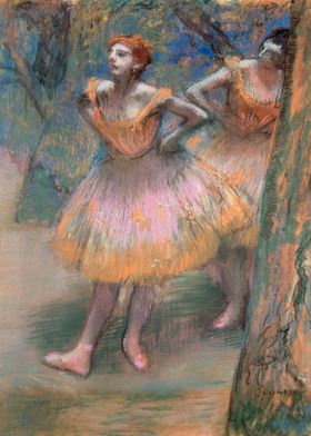 Two Dancers 1893 by Degas