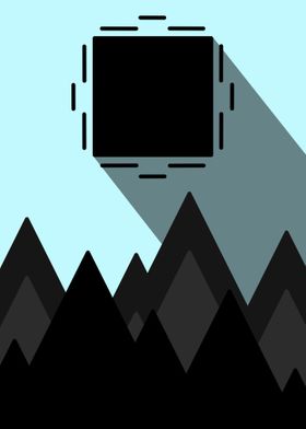 Minimalistic mountains