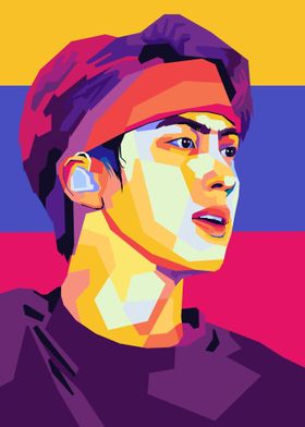 Musician korea pop art